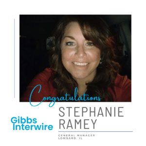 Gibbs Interwire Congratulates Stephanie Ramey